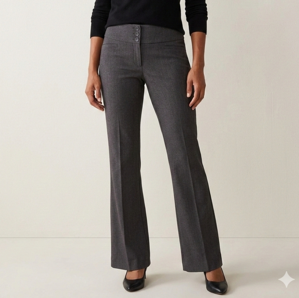 Hollywould High-Rise Grey Dress Slacks | Like New